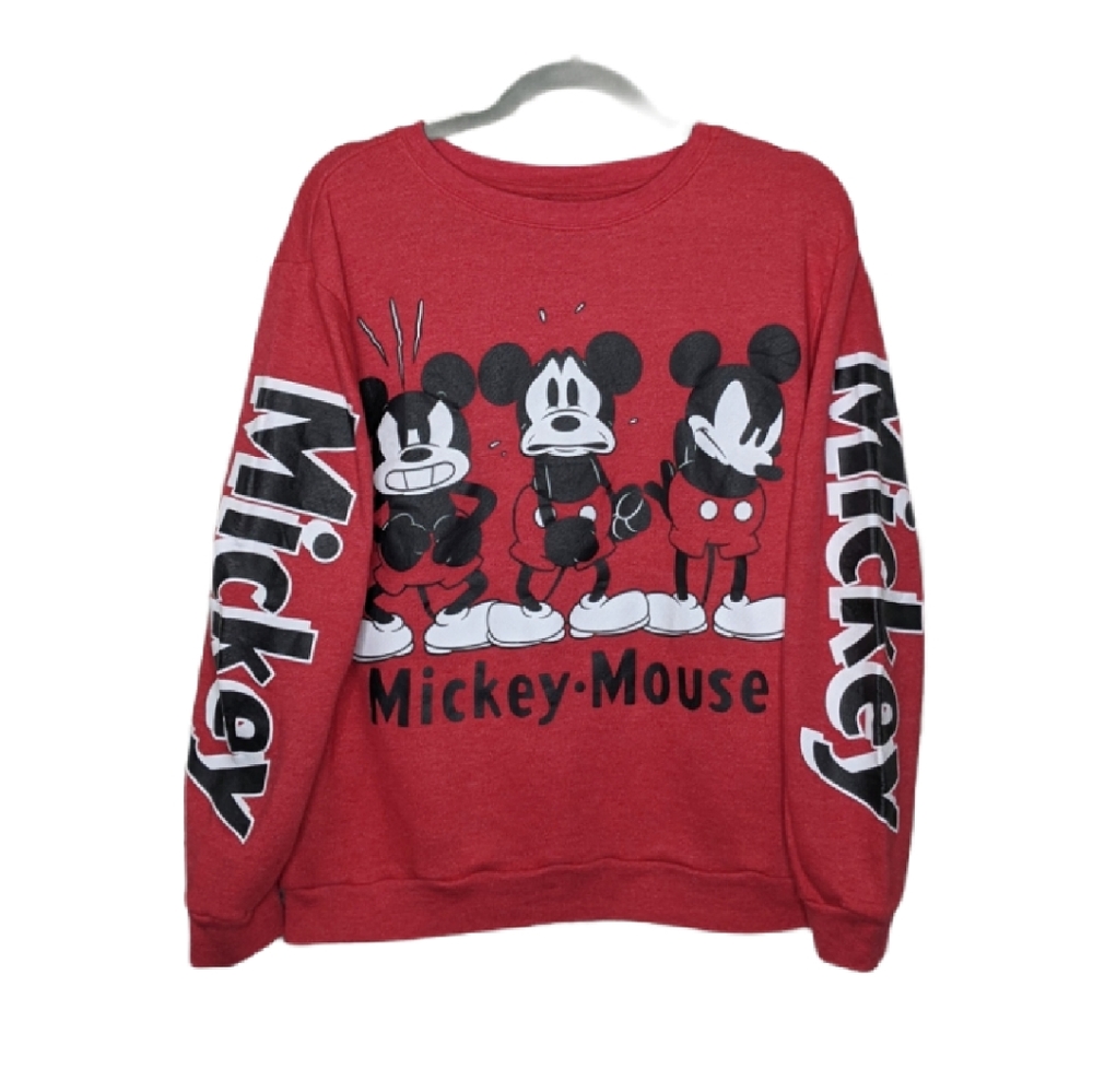Mickey Mouse All Over Vintage Style Disney Crew